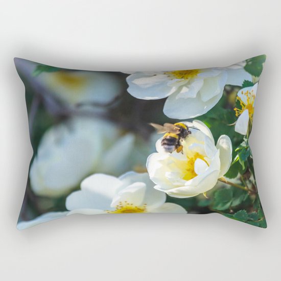 Working bee Rectangular Pillow