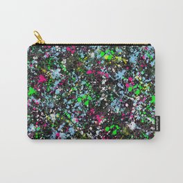 paint drop design - abstract spray paint drops 2 Carry-All Pouch | Colorful, Graphic Design, Drips, Art, Black, Graffiti, Drops, Painting, Space, Colored 