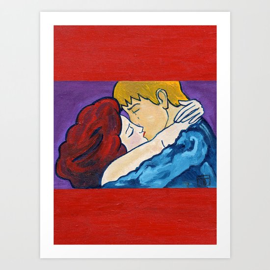 2010 The kiss revisited Art Print