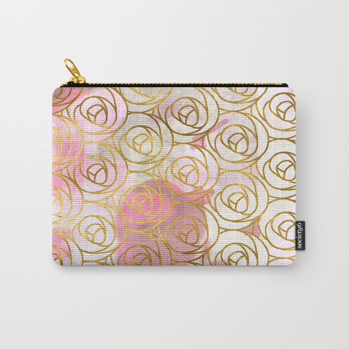 Rose Gold Carry-All Pouch