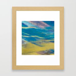 Desert Ocean Framed Art Print