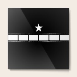 Film strip 7 Metal Print