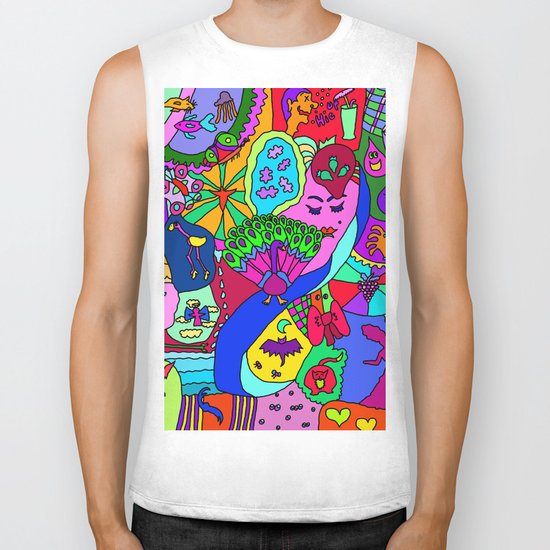 Abstract 27 Biker Tank