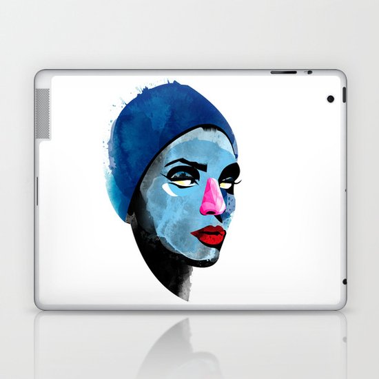 Woman's head Laptop & iPad Skin