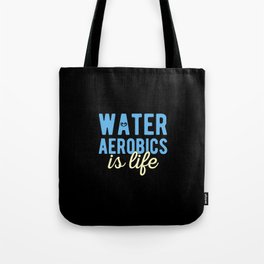 Water Aerobics Tote Bag