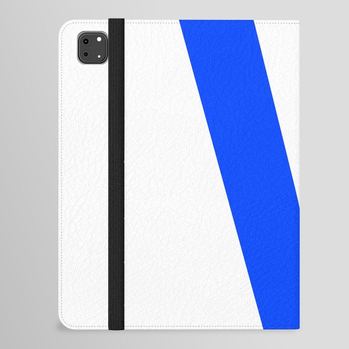Letter V (Blue & White) iPad Folio Case