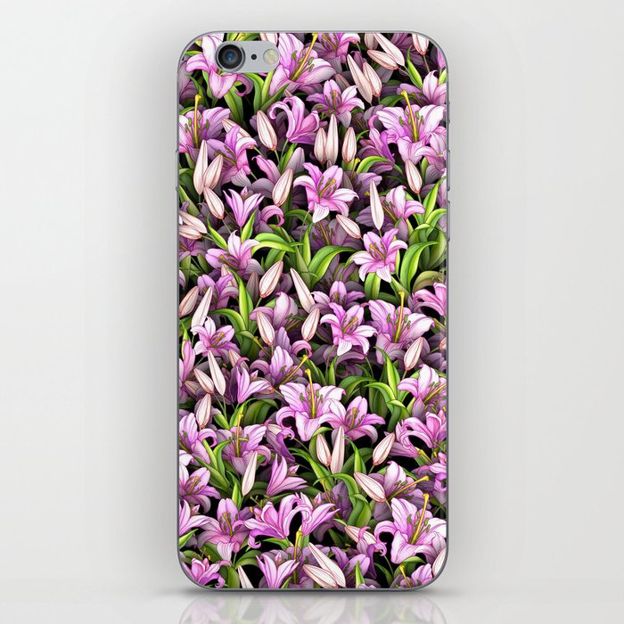 Lilies bloom iPhone Skin