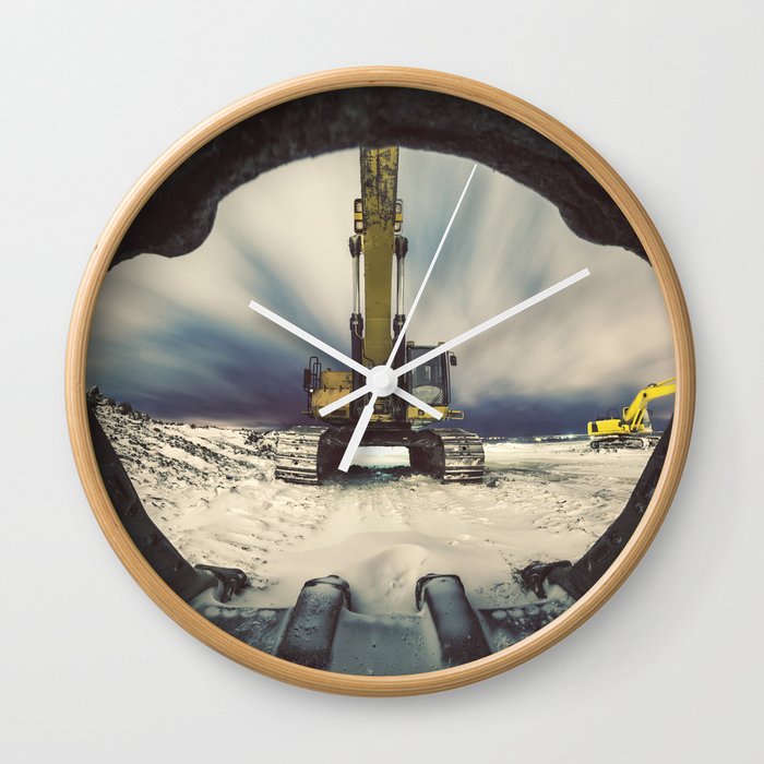 Mouth of the Machine Wall Clock