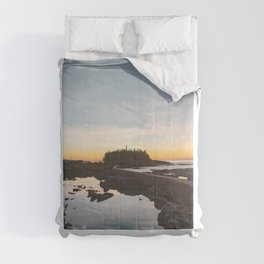 Lake Superior Sunrise Minnesota Comforter