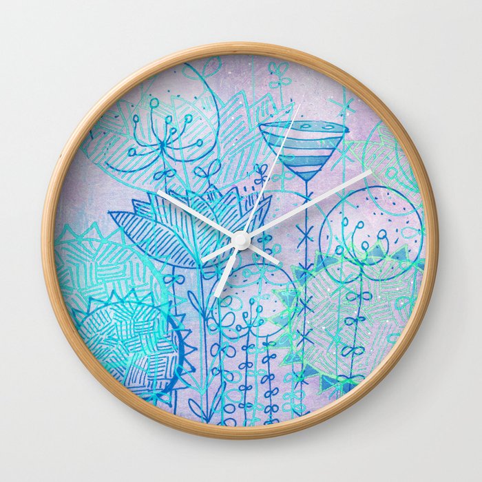 lilac dream Wall Clock