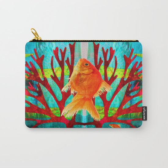 Golden Fish Carry-All Pouch