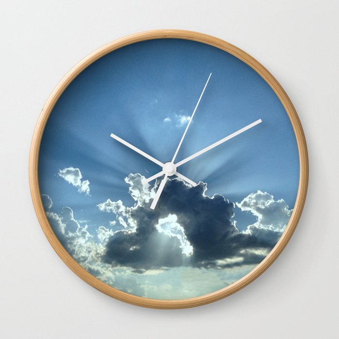 Footprints in the Sand Wall Clock