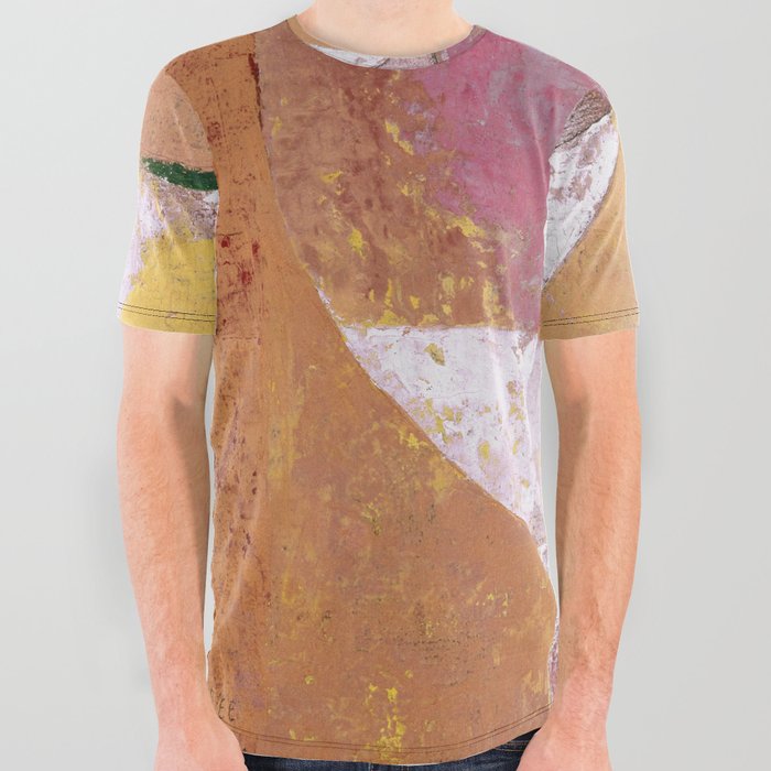 Senecio (Baldgreis)  Face Portrait painting by Paul Klee Bauhaus Abstract Art All Over Graphic Tee