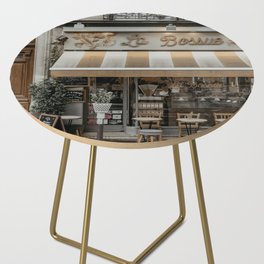 Paris, France, Coffee Shop Side Table
