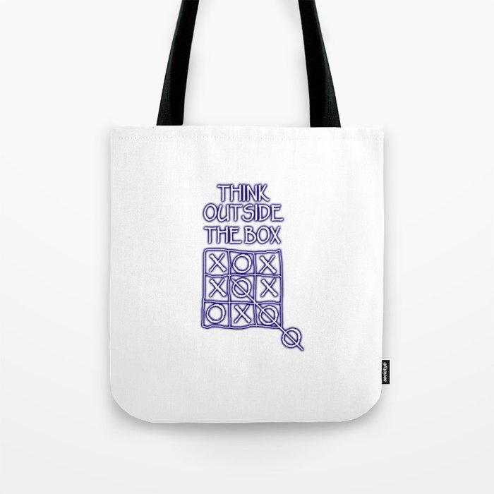 THINK OUTSIDE THE BOX Tote Bag
