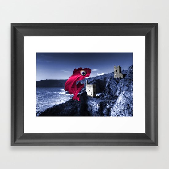 The Mine Swallower Framed Art Print