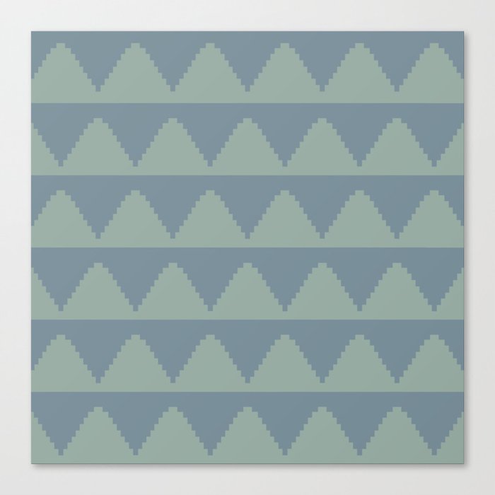 Geometric Pyramid Pattern VII Canvas Print