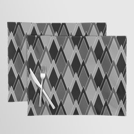 Abstract geometric pattern - gray. Placemat