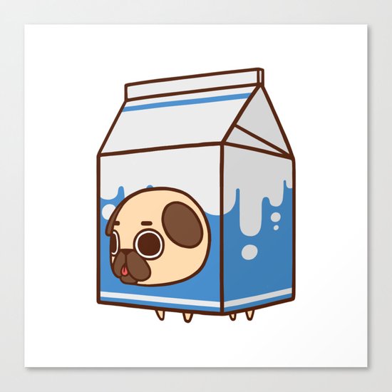 Puglie Milk Carton Canvas Print