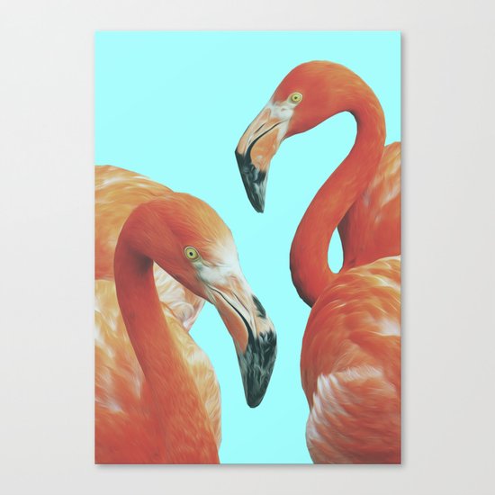 DOUBLE FLAM Canvas Print