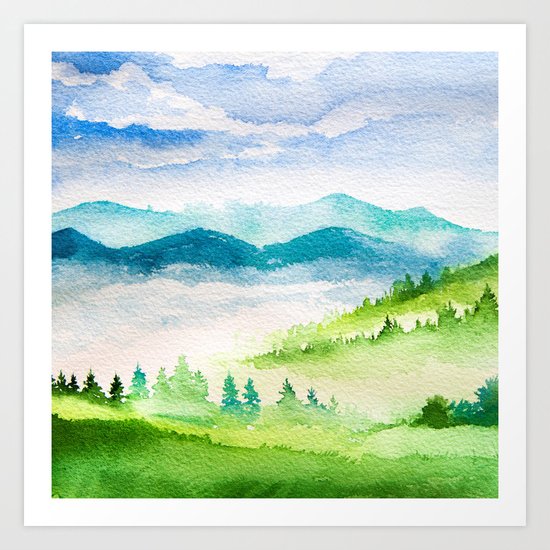 Spring Scenery 10 Art Print By Julianarw Society6