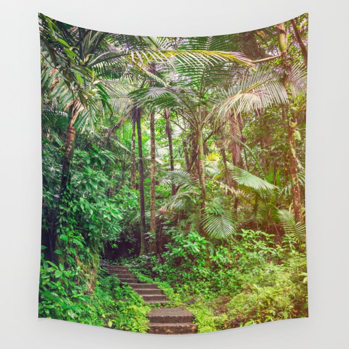 Rainforest tapestry on sale