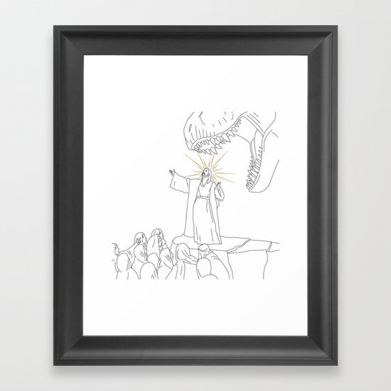 Jesus, Etc. (Alt) Framed Art Print