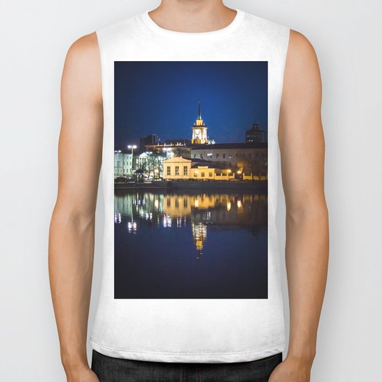 Night town Biker Tank