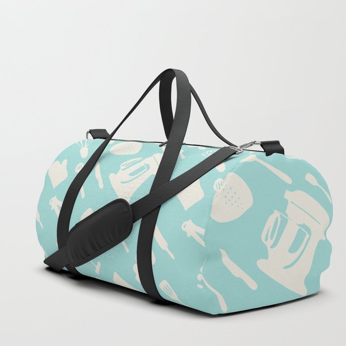 In The Kitchen — Turquoise Duffle Bag