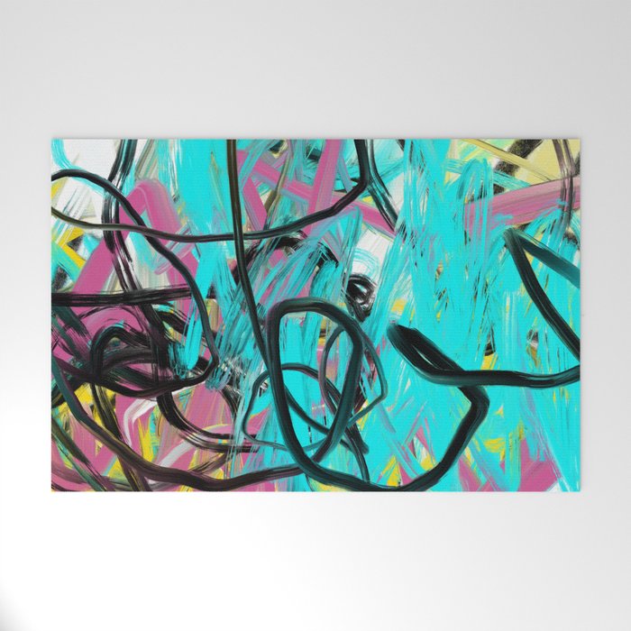 Abstract expressionist Art. Abstract Painting 49. Welcome Mat