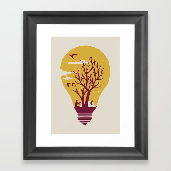 Unwind Framed Art Print