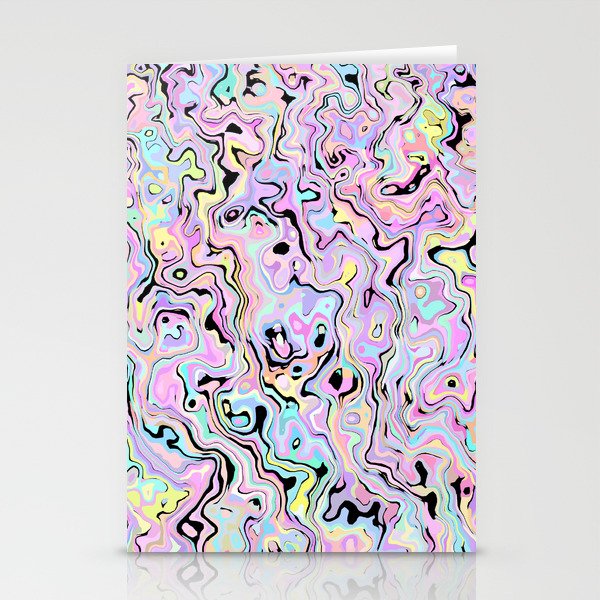 Marbled Pastel Stationery Cards