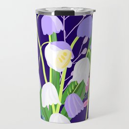 Birthday Flowers - May Lily of the Valley Travel Mug