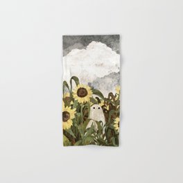 There's A Ghost in the Sunflower Field Again... Hand & Bath Towel