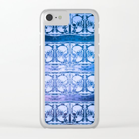Ice Sword Skulls Clear iPhone Case