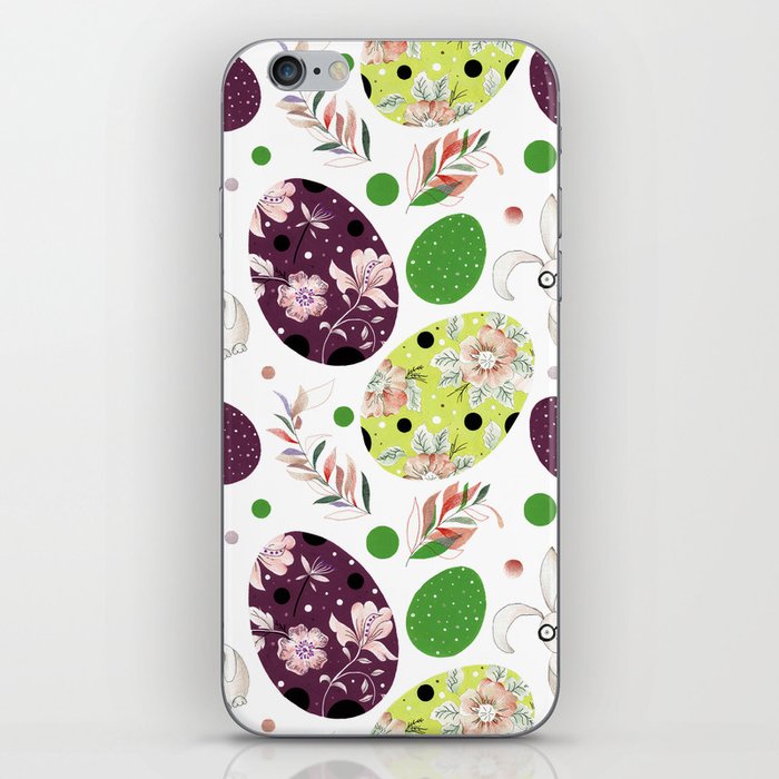 Easter Hipster Rabbit iPhone Skin