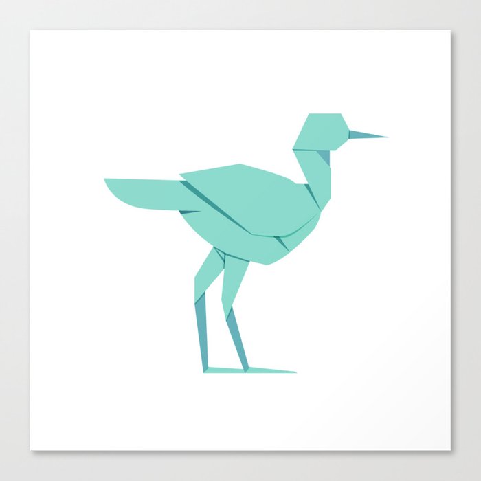 Origami Stork Canvas Print By Staskhabarov Society6 Origami Stork Canvas Print By Staskhabarov Society6