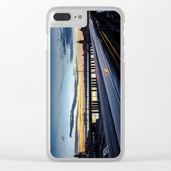 Stockholm Night - Slussen Clear iPhone Case