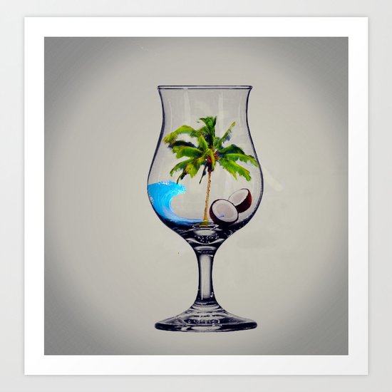 MixMotion: Tropical Drinks Art Print