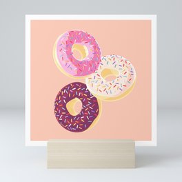 Donuts for me Mini Art Print | Donut, Sprinkles, Dessert, 3D, Food, Drawing, Sweets, Digital 
