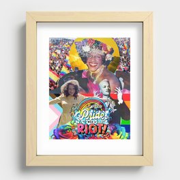 Celebrating Pride - Stonewall Riots - Queer Women of Color Recessed Framed Print