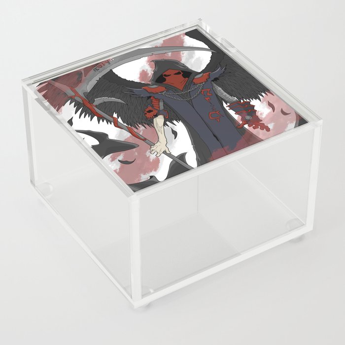 Death comes for us all.  Acrylic Box
