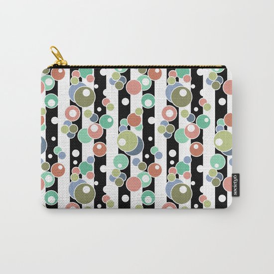 Colorful polka dots pattern Carry-All Pouch