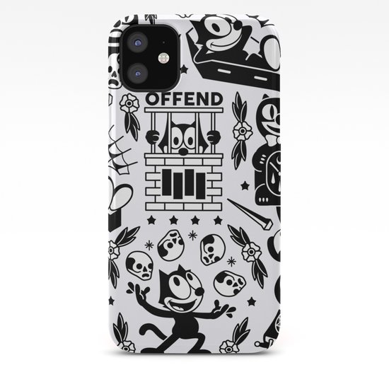 Felix The Cat Iphone Case By Offendbrand Society6