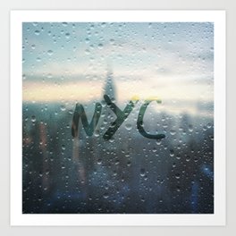 Rainy Day in NYC Art Print