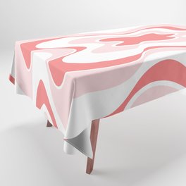 Abstract pattern - pink. Tablecloth