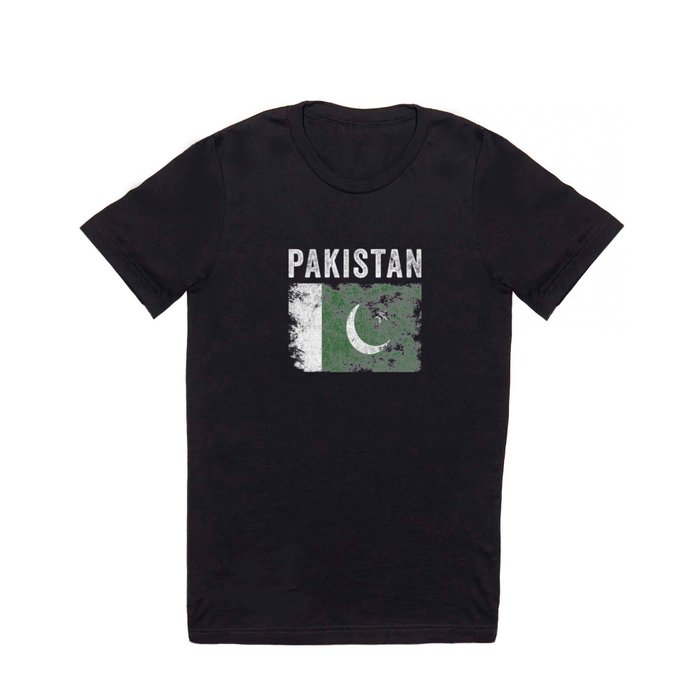 Pakistan Flag Distressed Pakistani Flag T Shirt