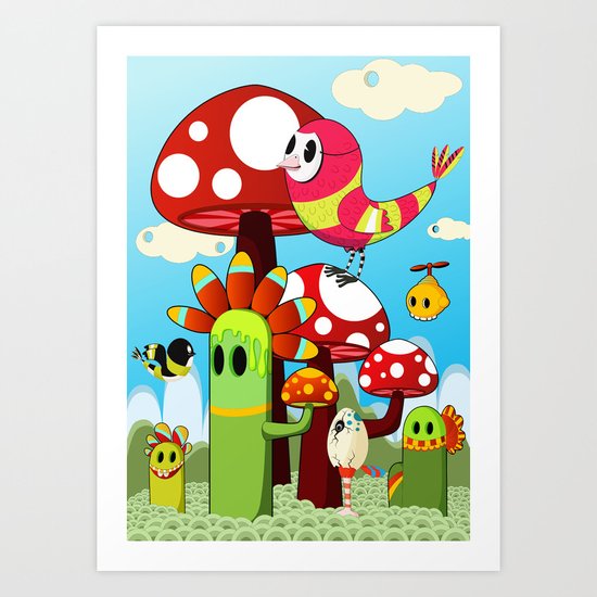 Critters Art Print