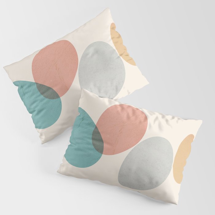 Abstraction_ROCK_STONE_PEBBLES_YOGA_BALANCE_POP_ART_0422A Pillow Sham