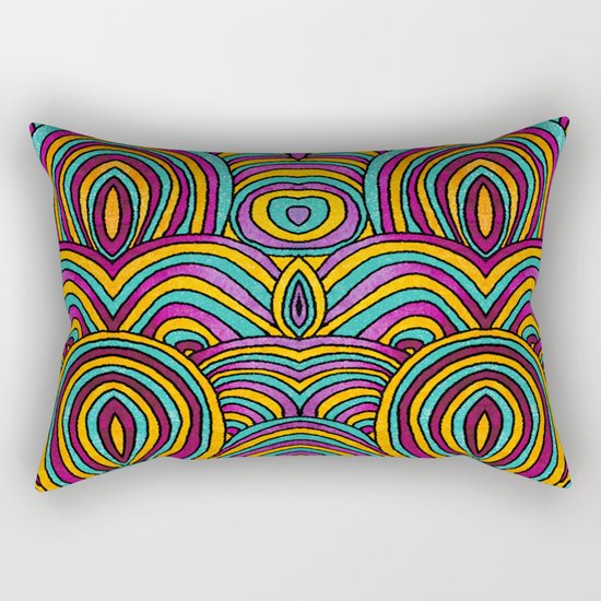 Moroccan Style Rectangular Pillow